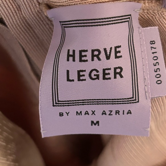 Herve leger rose shimmer short dress - Picture 7 of 7